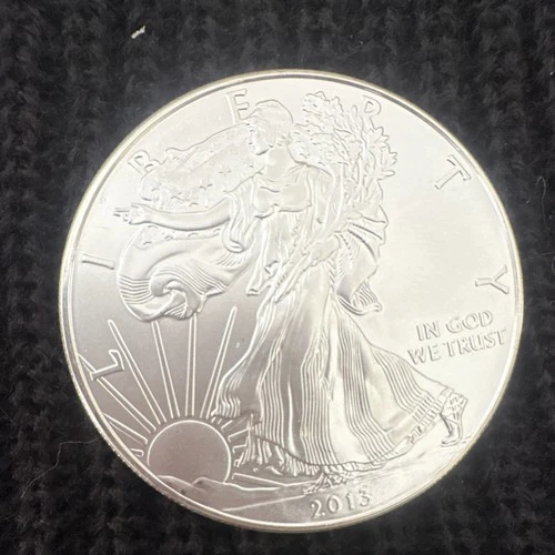 U.S. Mint American Eagle 1 oz Silver Coin 2013 Business Strike Uncertified