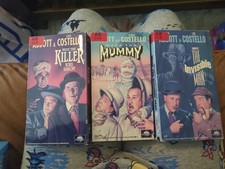 Abbott & Costello Meet the Mummy, Invis. Man, And Killer VHS Universal Monsters
