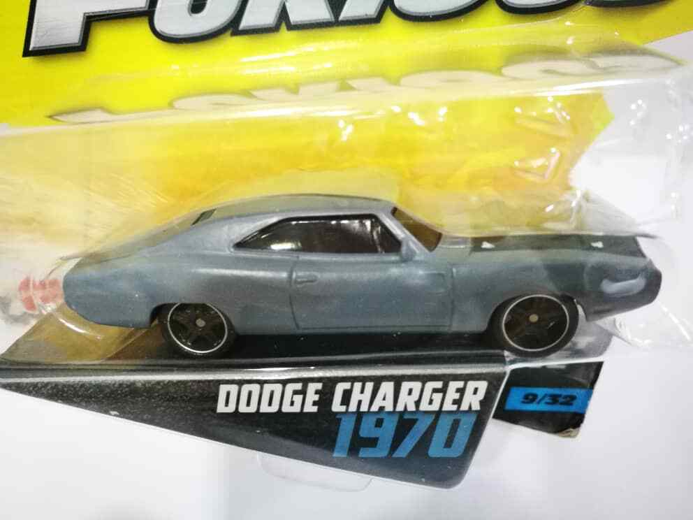 Fast & Furious Dodge Charger 1970 Grey 1:64 1/64 Diecast Toy Car