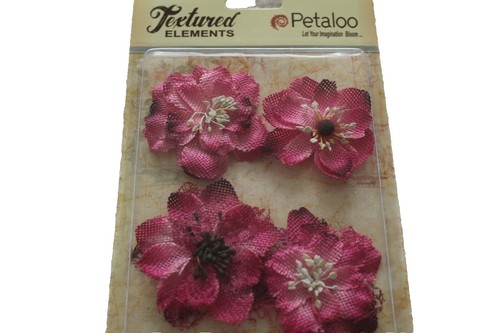 30 Pièces Fleurs de Toile de Jute Naturel, 27 Main Fleurs et 2 Jute
