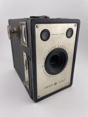 Vintage Agfa Ansco Shur-Shot D6 Box Camera (Untested, Parts or