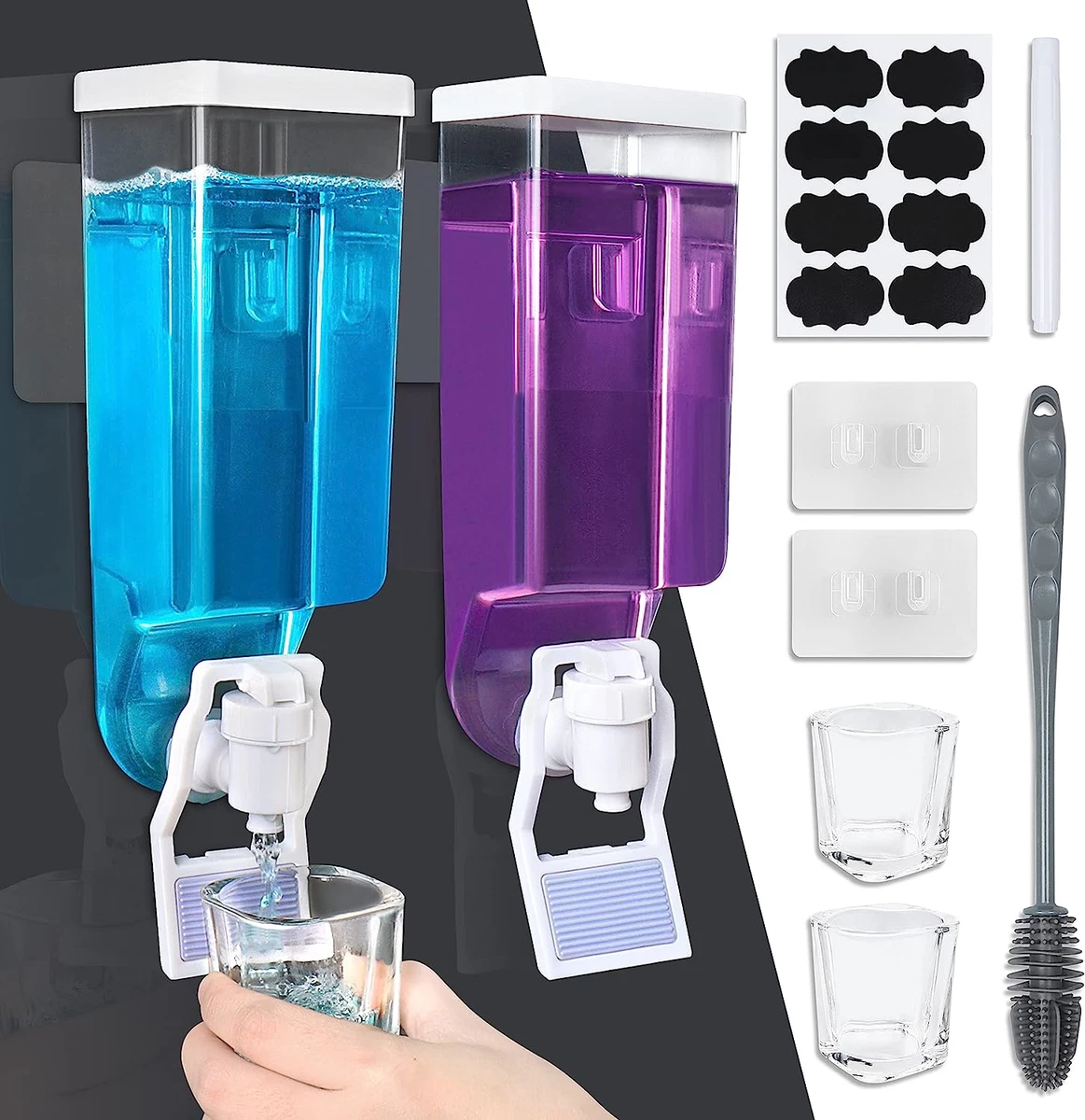 Porcelain Mouthwash Dispenser