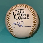 BRAD AUSMUS (Astros) Signed Official GOLD GLOVE Baseball Beckett (BAS)