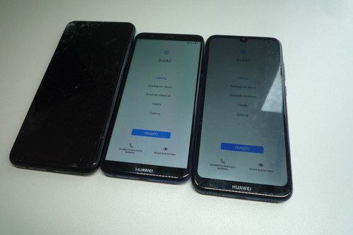 Job Lot 3x Huawei Phones -Y6 (2019) MRD-LX1, Y9 2019 STK-L21, P Smart FIG-LX1 - 第 3/7 張圖片