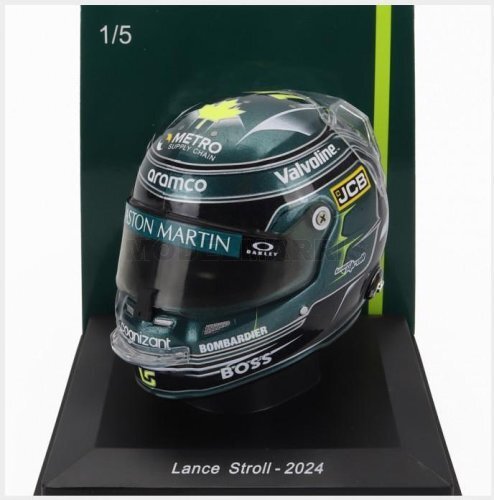 SPARK-MODEL 5HF144 BELL HELMET - CASCO HELMET F1 LANCE STROLL TEAM ASTON MARTIN