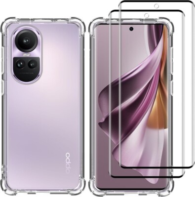 Per OPPO Reno 10 5G Custodia,Sottile Trasparente Silicone Custodia - Foto 5