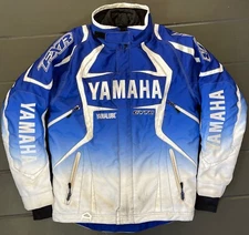 FXR Yamaha Winter 4-Stroke Snowmobile Motorcycle Jacket BLUE WHITE Sz. S