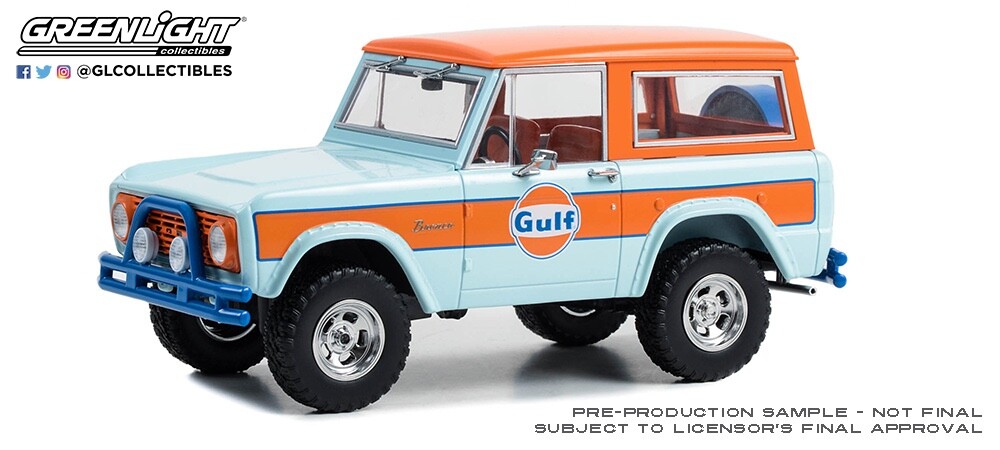 グリーンライト1966 フォード・ブロンコ - ガルフ Greenlight 1/24 85071 - Running On Empty - 1966 Ford Bronco