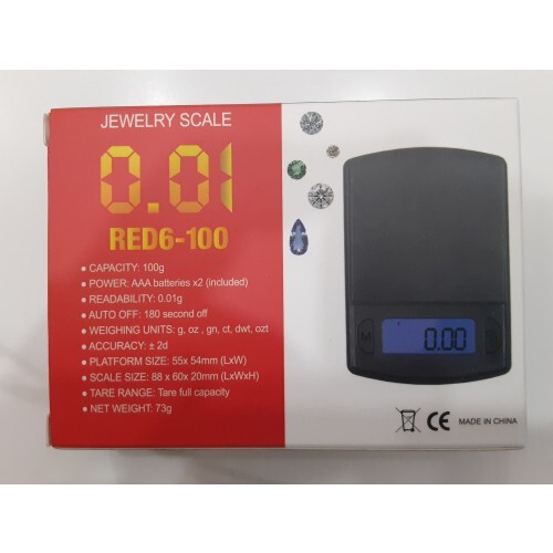 Jewelry Scale Red6-100 - Picture 1 of 1