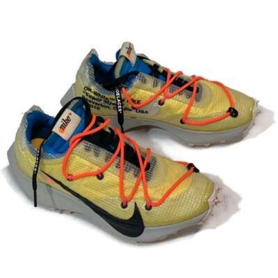 Off-White Vapor Street Tour Yellow Size 8.5 Shoe CD8178-700 Virgil Sneaker