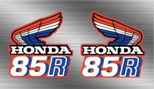1985 85' CR85r CR tank graphics autocollants 2pc Decal Sticker dirtbike