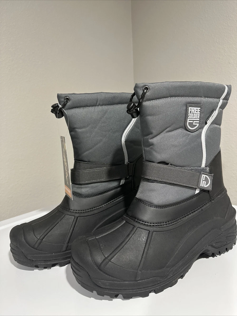 Free Soldier Waterproof Boots Men Size 11 but feel they run a bit