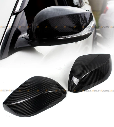 FOR 17-2022 INFINITI Q60 COUPE DIRECT REPLACEMENT CARBON FIBER SIDE MIRROR COVER