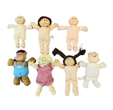 7 Vintage Cabbage Patch Kids Xavier Roberts Coleco 1980's Dolls AS-IS OOAK Craft