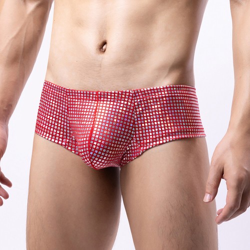 Sexy Low Rise Boxershorts Mini Trunks Men U Pouch Underpant Gay Underwear Short^ - Picture 14 of 19