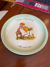 Holly Hobbie Decorative Collators Plate - Sewing