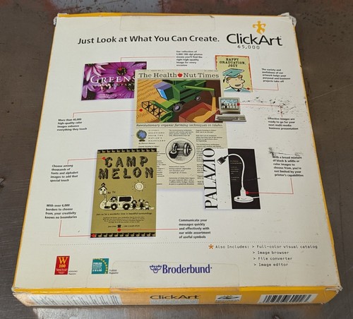 Click Art 65,000 Starter Image Pak Software Windows 3.1, 95 Stationery Shop - Picture 5 of 6
