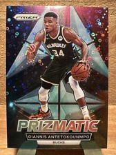 2022-23 Panini Prizm #5 Giannis Antetokounmpo Prizmatic Fast Break Disco Silver