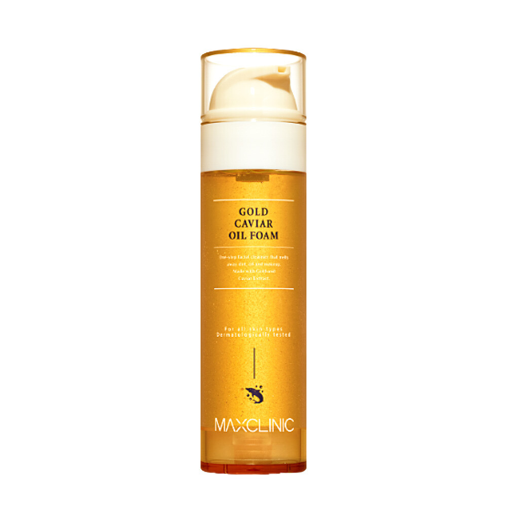 MAX CLINIC] Gold Caviar Oil Foam - 110ml / Free Gift | eBay