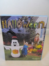 Tzsmat Halloween 4 ft Inflatable Ghost with Built-in Super Bright LED RGB Light