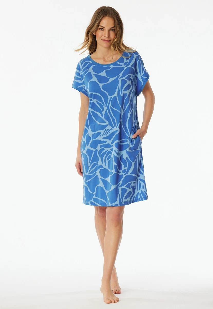 Schiesser Camicia da notte - nachtblau/blu - Zalando