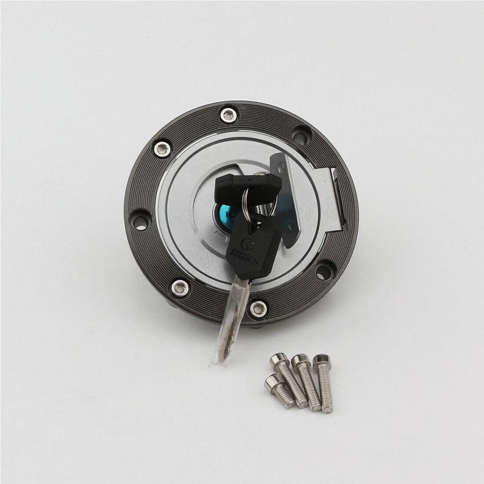 Ignition Switch Gas Cap Lock Set Key for Yamaha YZF R1 2004-15 FJR1300 2003-2005 - Image 2 of 4