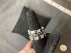 Trio of Elegant CZ and Black Diamond Cocktail Rings From My Film Collection — photo 4