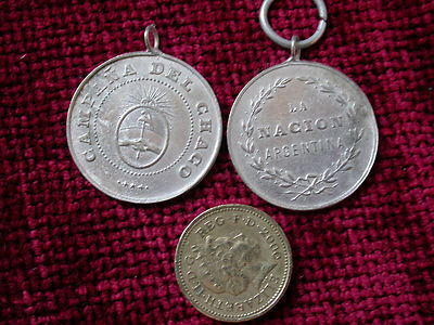 Replik Kopie Medaille für den Chaco-Feldzug (Medalla por la Campaña del Chaco) 1884
