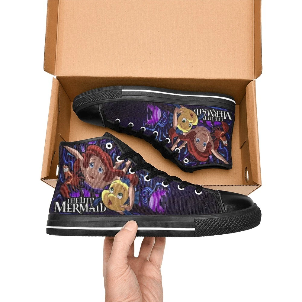 The Little Mermaid High Top Shoes Sneakers
