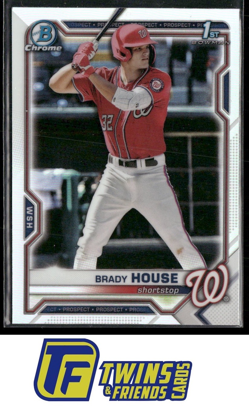 2021 Bowman Draft #BDC-186 Brady House Chrome Refractor