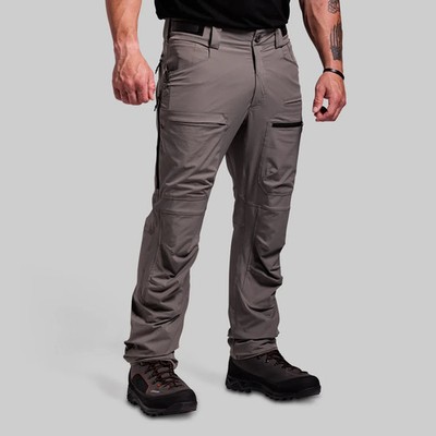  NWT*Born Primitive Men's Frontier Pant Light 2.0 Hiking Size 34x30 - Wolf Grey