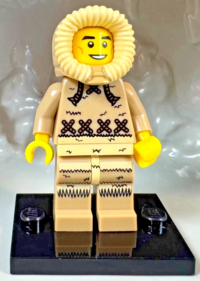 LEGO (8805) CMF Serie 5 Pescador de Hielo Minifigura col05-4 Completa con Accesorios Foto 2 de 4