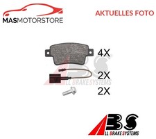SATZ BREMSBELÄGE BREMSKLÖTZE HINTEN ABS 37796 P FÜR FIAT PUNTO,PUNTO EVO