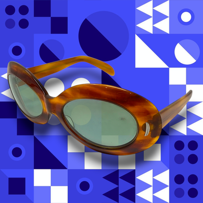 Vintage 1960\'s Suntimer Victory Sunglasses S-583 Skimo France Orange Striped Orange Vintage Sunglasses for sale | eBay main image 4
