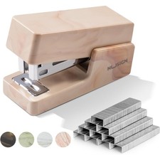 Mini Stapler with 830 Staples, Small Cute Desk Staplers, 25 Sheet Capacity,