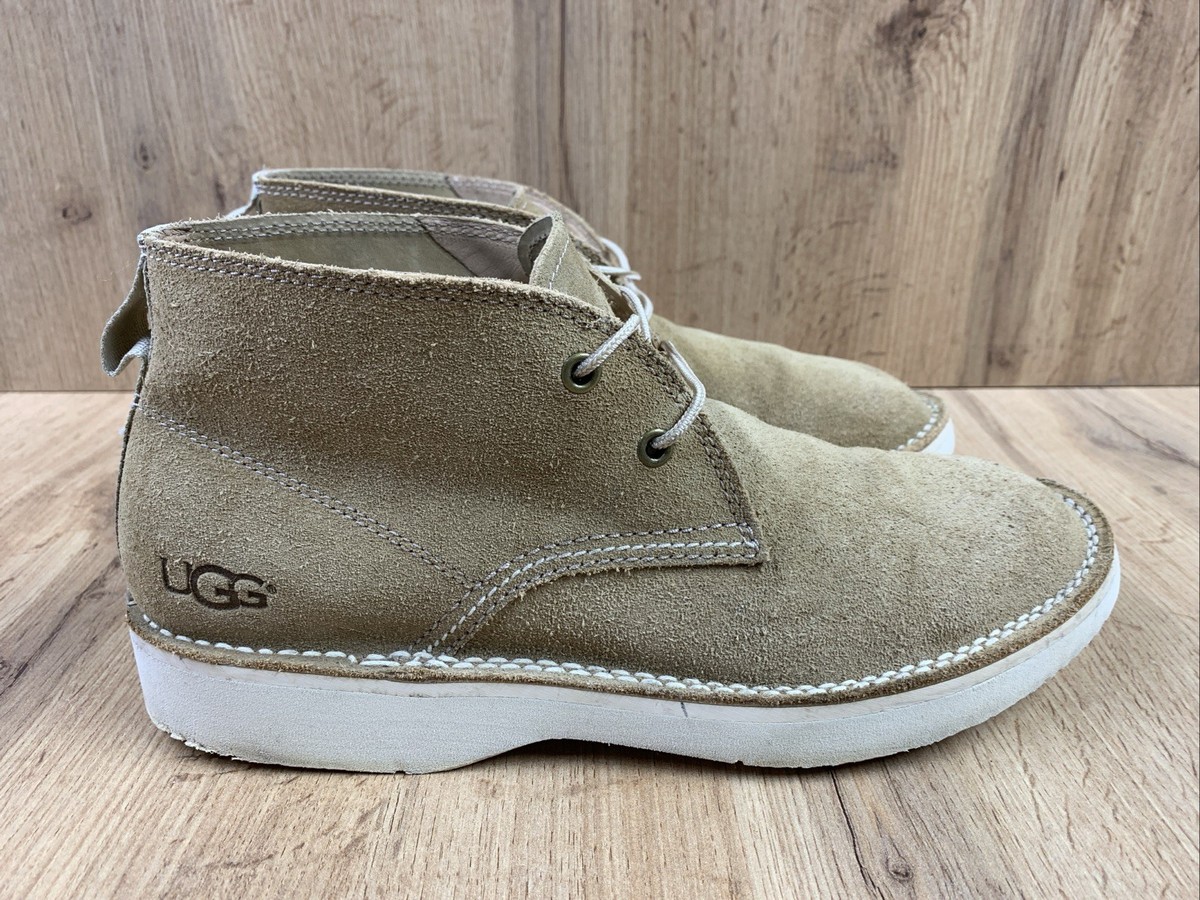UGG Camino Black Suede Chukka Boot, style number 1097011 Men’s Size 8 NEW MENS SIZE 8 TAUPE UGG CAMINO SUEDE LACE-UP CHUKKA OXFORD  main image 4