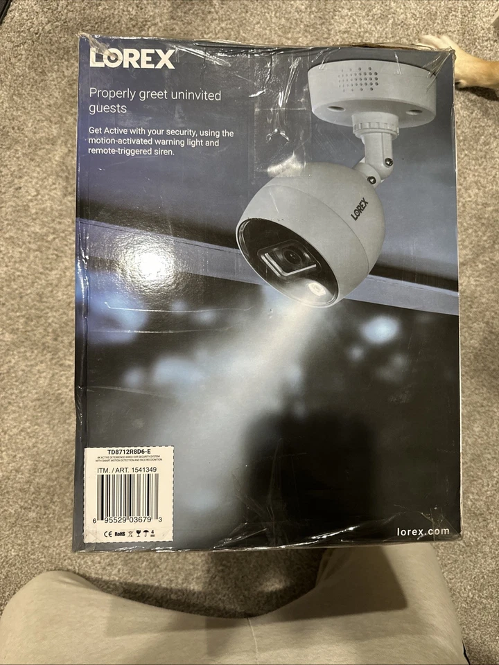 Sistema de seguridad Lorex 4K Ultra DVR de 8 canales con 6 cámaras bala C883DA 4K Foto 2 de 4