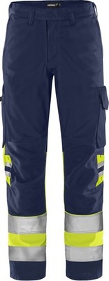 FRISTADS 134238-171 High Vis Green Hose Kl. 1 2649 GPLU  Gr.D112 Warnschutz-Gelb