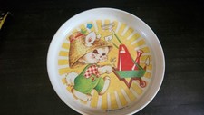 Vintage 1975 The First Years Kiddie Products Melamine Childs Plate