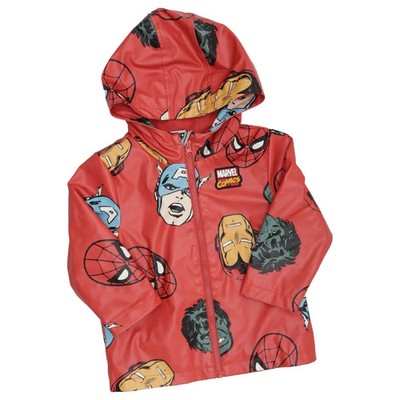 Marvel, Regenjacke, Unisex (Kinder), Größe: 92, Rot/Mehrfarbig #TXw