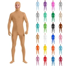 Adult Full Body Suit Costume for Halloween Men Second Skin Tight Suits Cosplay
