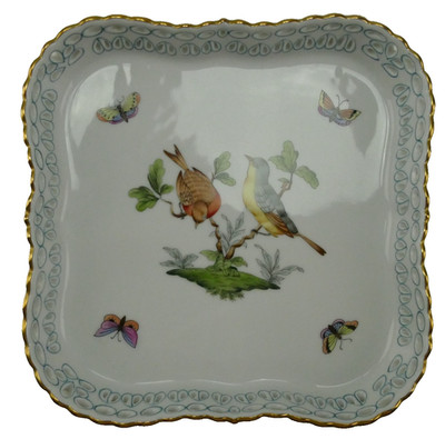 Herend Rothschild 7510 RO 1 Durchbruch Schale 4x17 cm KT-1288