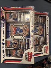 🔥 2025-26 Topps Basketball Sealed Superbox Costco Exclusive x2. TWO BOXES