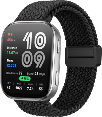Magnetic Braided Strap for Amazfit Bip 6 / Bip 5 Watch Band, Amazfit GTR 4 Ba...
