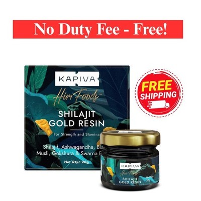 Kapiva Himalayan SHILAJIT GOLD Resin 20g Ayurvedic Stamina Booster