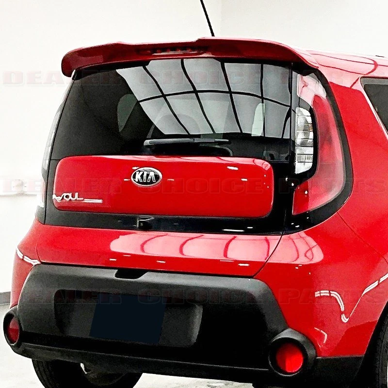 Glossy Black Factory Style Spoiler Wing For 2014 15 2016 2017 2018 2019 Kia Soul - Image 4 of 4