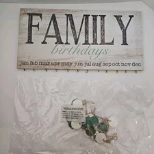 family birthday wall art