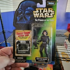 Star Wars Power Of The Force Freeze Frame Green Card Death Star Trooper 1998