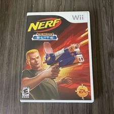 EA NERF N-Strike Elite Nintendo Wii Red Reveal Tech Action NTSC-U/C E10+ 2009