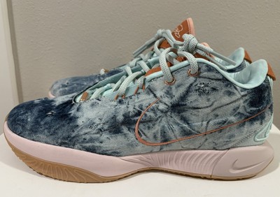 Nike LeBron XXI 21 'Aragonite' Denim Tie Dye Blue HF5467 300 Men s Size 12 New